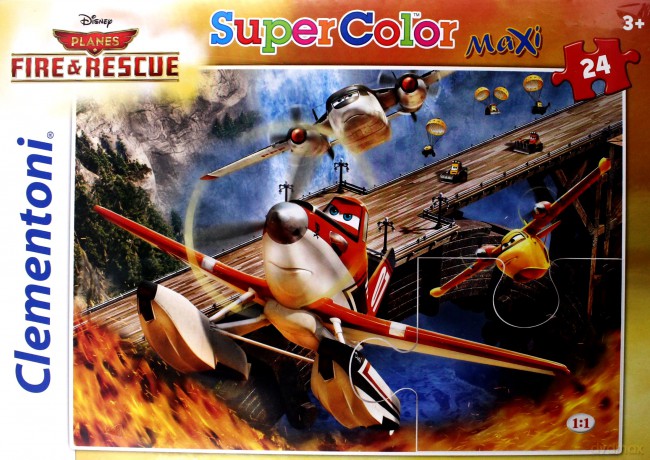 CLEMENTONI 24 el. Maxi Samoloty Na Ratunek [PUZZLE]