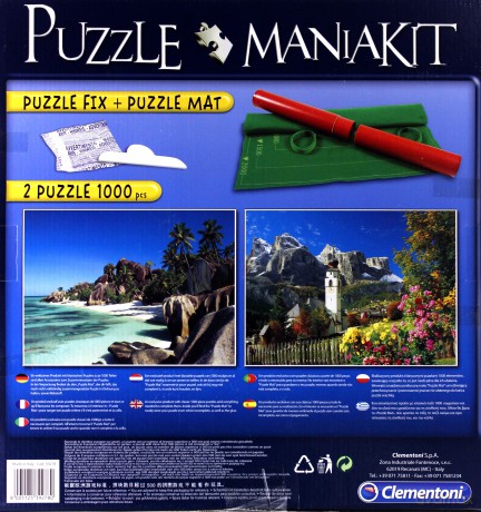 CLEMENTONI 2x1000 el. ManiaKik [PUZZLE]