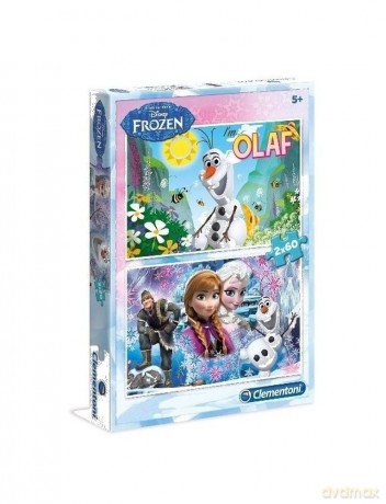 CLEMENTONI 2x60 el. Kraina Lodu [PUZZLE]