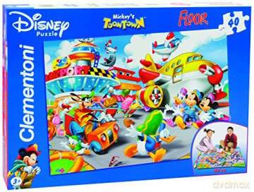 CLEMENTONI 40 el. Podłogowe Mickey [PUZZLE]