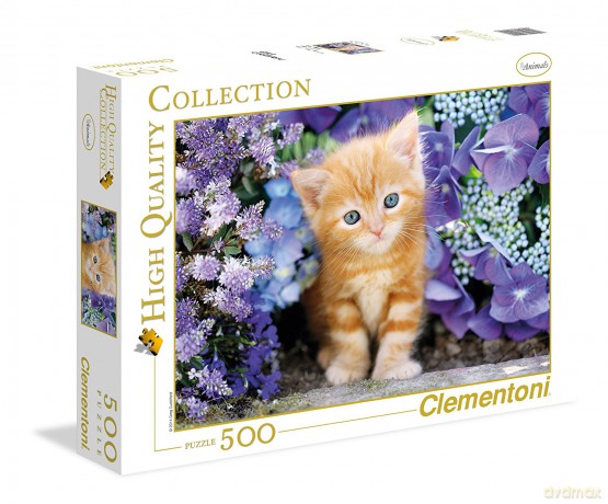 CLEMENTONI 500 el. High Quality Ginger cat [PUZZLE]