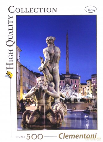 CLEMENTONI 500 el. High Quality Piazza Navona [PUZZLE]