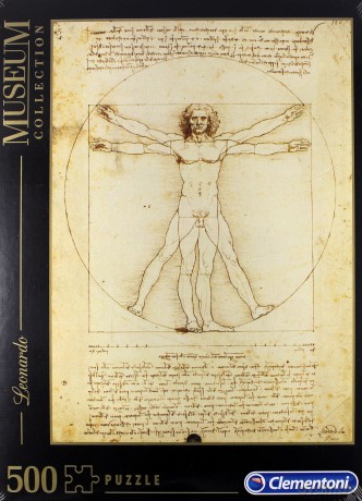 CLEMENTONI 500 el. Museum Vitruvian Man [PUZZLE]