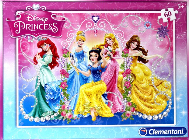 CLEMENTONI 60 el. Księżniczki 3 [PUZZLE]