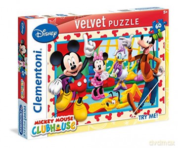 CLEMENTONI 60 el. Velvet Klub przyjaciół Myszki Mickey [PUZZLE]