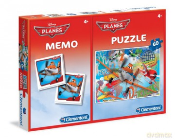 CLEMENTONI 60+Memo Samoloty [PUZZLE]