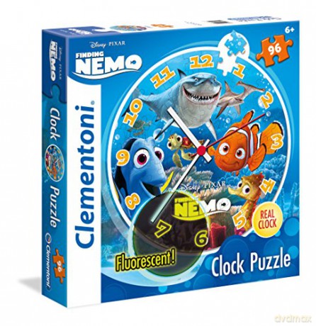 CLEMENTONI 96 el. Zegar Gdzie jest Nemo [PUZZLE]