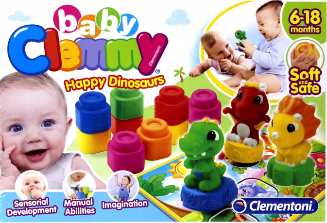 CLEMENTONI Clemmy Baby. Dino kształty i kolory