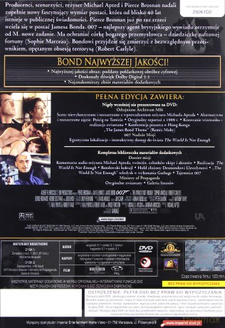 007 James Bond Świat to za mało Ultimate Edition [2DVD]