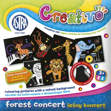 Creativo - Leśny koncert obrazki do kolorowania