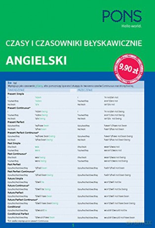 Czasy i czasowniki błyskawicznie. Angielski [KSIĄŻKA]