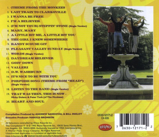 The Monkees: Monkees The Greatest Hits [CD]