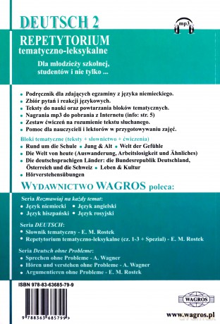 Deutsch. Repetytorium 2 tematyczno - leksykalne [KSIĄŻKA]