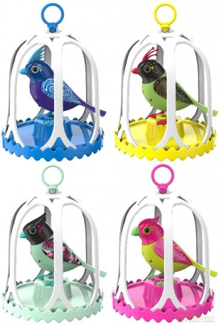 DUMEL Digibirds Ser. 3 Śpiewający ptaczek w klatce