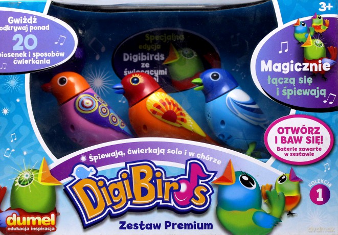 DigiBirds Seria 2 Zestaw 3 w 1