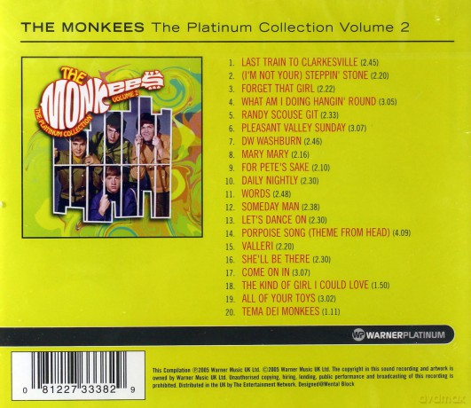 The Monkees: The Platinum Collection vol.2 [CD]