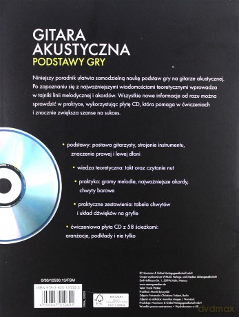 Gitara akustyczna. Podstawy gry [KSIĄŻKA]+[CD]