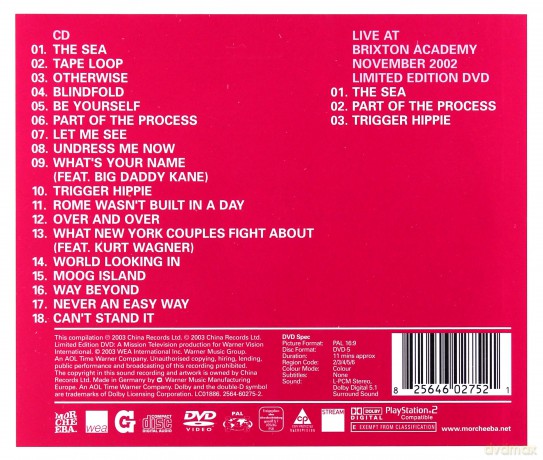 Morcheeba: Parts Of The Process (Best Of) [CD] + [DVD]