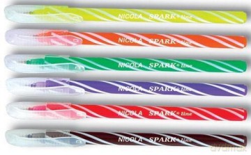 Długopis Nicola 0,6mm niebieski (6 szt.)