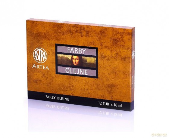 Farby olejne Artea 12 tubek x 18 ml zestaw 1