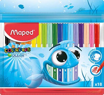Flamastry Colorpeps Ocean 18 kolorów
