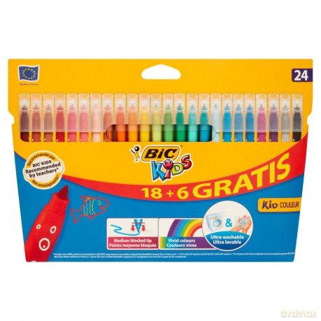 Flamastry KIDS Couleur (18+6 szt.)