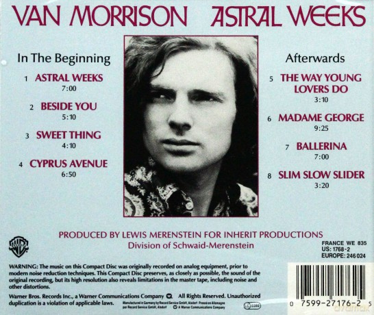 Van Morrison: Astral Weeks [CD]