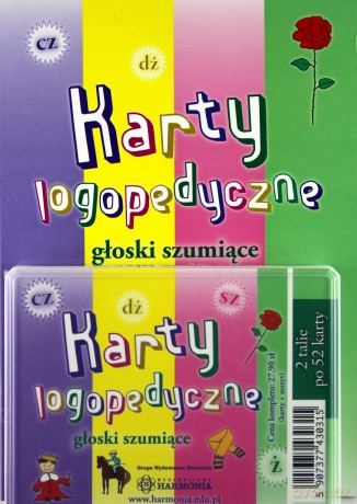 Karty logopedyczne. Głoski szumiące + pudełko szumiące [KSIĄŻKA]+[PUDEŁKO]
