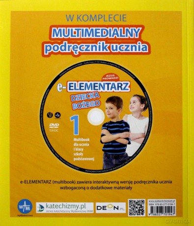 Katechizm Szkoła Podstawowa 1 Elementarz dziecka Bożego [KSIĄŻKA]