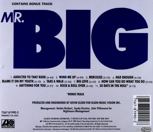 Mr.Big: Mr. Big [CD]