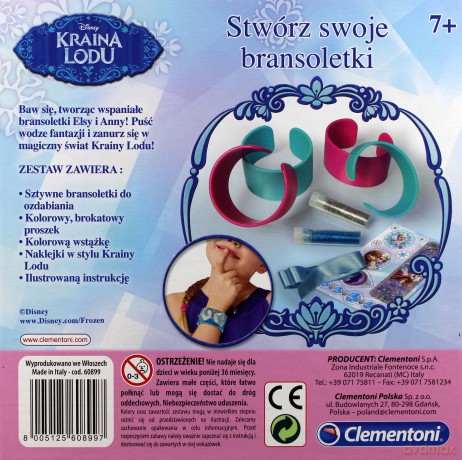 Kraina Lodu - Stwórz swoje bransoletki
