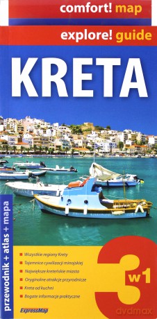 Kreta 3 w 1 Przewodnik + atlas + mapa [KSIĄŻKA]
