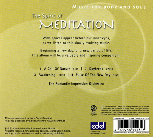 Music For Body And Soul: The Spirit Of Meditation (digipack) [CD]