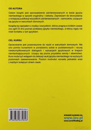 Kurs języka niem. dla początk. 33 dni radości [KSIĄŻKA]