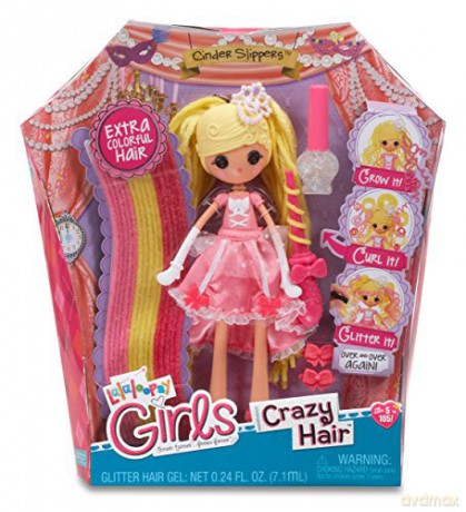 Lalaloopsy - Szalona fryzura - Cinder Slippers