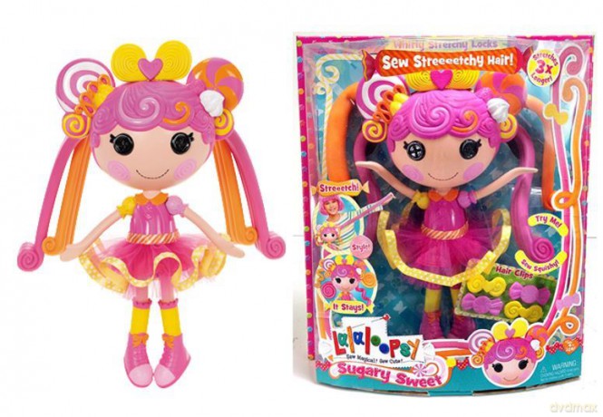 Lalaloopsy Stretchy Hair Doll- Ciągutkowa Loczka