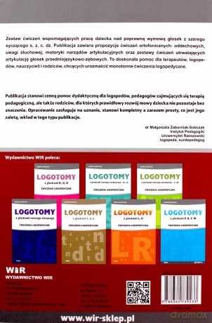 LOGOTOMY z głoskami szeregu syczącego S, Z, C, DZ [KSIĄŻKA]