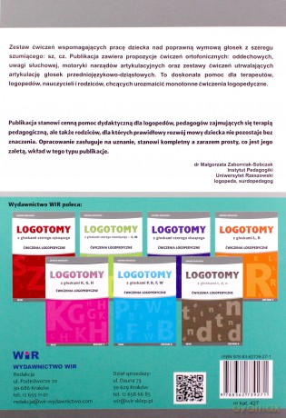 LOGOTOMY z głoskami szeregu szumiącego SZ, CZ [KSIĄŻKA]