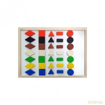 Magnetyczna mozaika geometryczna