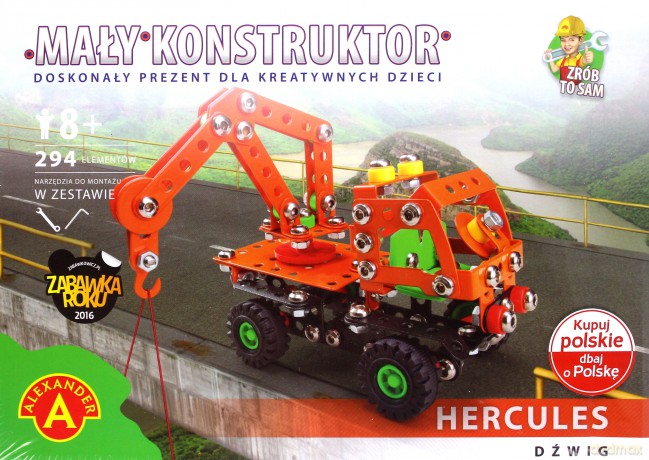 Mały konstruktor - Dźwig