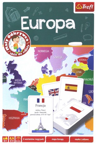 TREFL Mały odkrywca... - Europa [GRA]