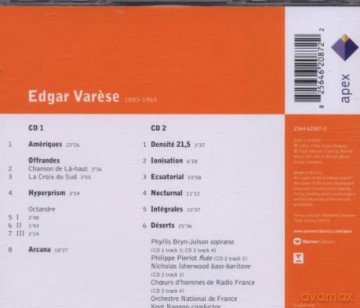 Nagano/Onf: Vare: Ultima Varese [2CD]