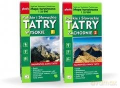 Mapa turystyczna Tatry Polskie i Słowackie 2 w 1