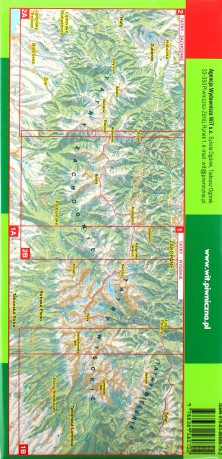 Mapa turystyczna Tatry Polskie i Słowackie 2 w 1