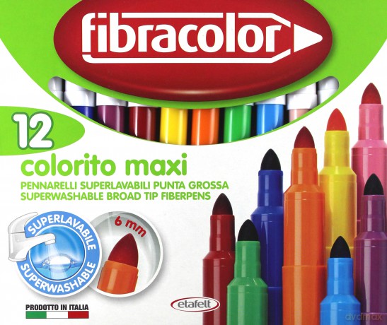 Mazaki Colorito maxi 12 kolorów