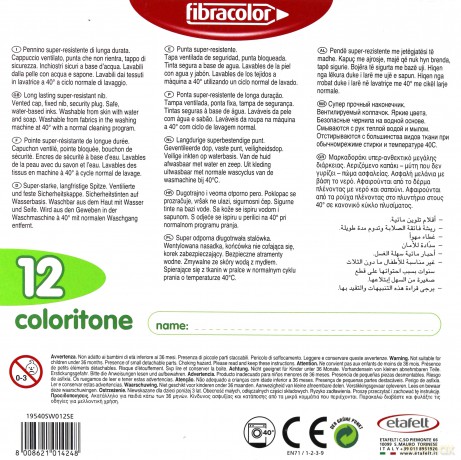 Mazaki Coloritone 4 mm 12 kolorów