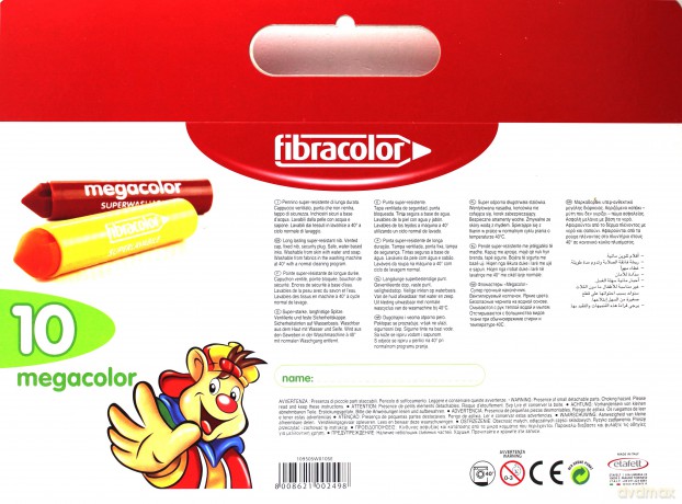 Fibracolor Mazaki Megacolor 10 kolorów