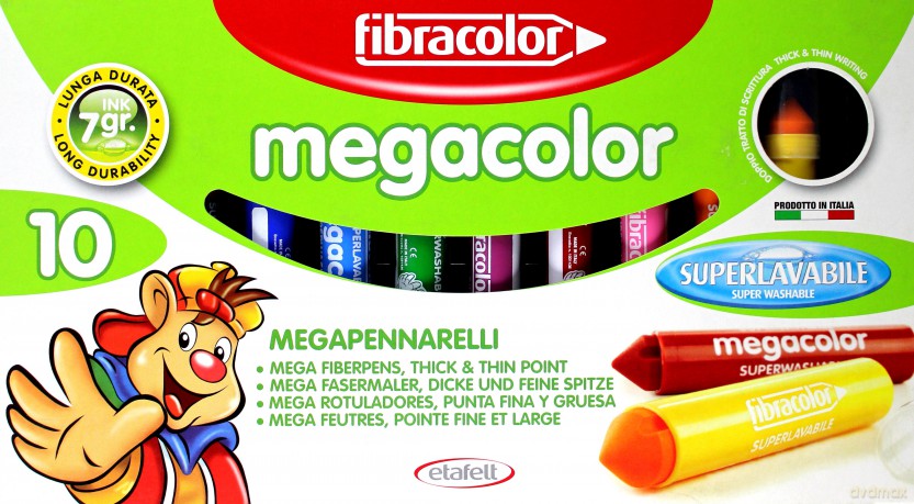 Fibracolor Mazaki Megacolor 10 kolorów