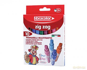 Mazaki Zig Zac ząbki 10 kolorów