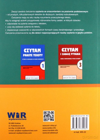 Moje sylabki - Czytam proste teksty cz. 2 [KSIĄŻKA]